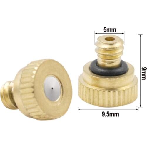 2021 Atomizing Nozzle 3/16" Lawn Garden Sprinkler Irrigation Mist Spray Nozzle Spray Watering & Irrigation Tools Garden Supplies