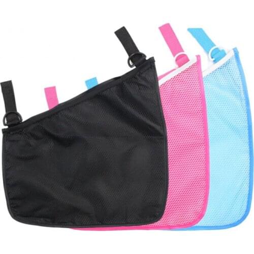 3 Colors Mesh Polyester Pram Buggy Baby Trolley Storage Bag Stroller Carriage Organizer For Baby Kids Stroller Storage Bag Side