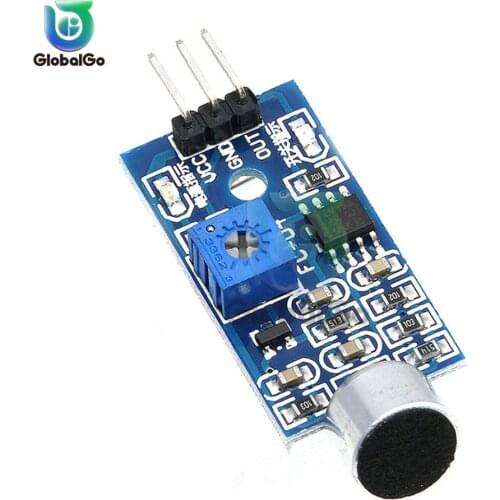 3pin Voice Sound Detection Sensor Module Intelligent Smart Robot Helicopter Airplane Boart Car for arduino Diy Kit