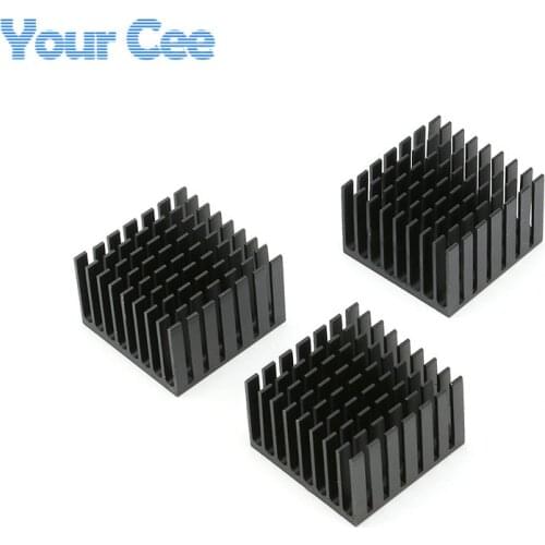 5 pcs 37*37*24mm Heatsink Radiator Cooler Cooling Fin Aluminum Heat Sink for LED, Power IC Transistor, Module PBC 37X37X24mm