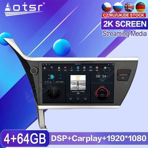 11.8" MAX-PAD Android 9 Car Multimedia player For Toyota Corolla LEVIN 2017 -2018 Car GPS Navigation Head unit Auto Radio Stereo