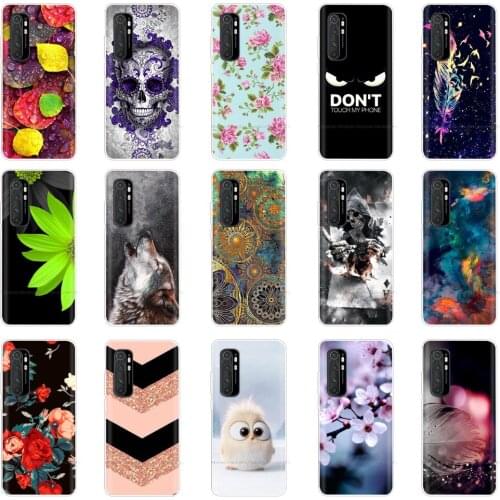 For Xiaomi Mi Note 10 Lite Case Soft Silicon Case for Xiaomi Note10 Lite Soft TPU Cover Phone Protective Shell Bag Coque Fundas