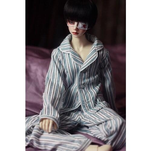 BJD doll suit 1/3 1/4 Uncle size [pyjamas + pajama pants] in the second sick building pyjamas home service doll accessories