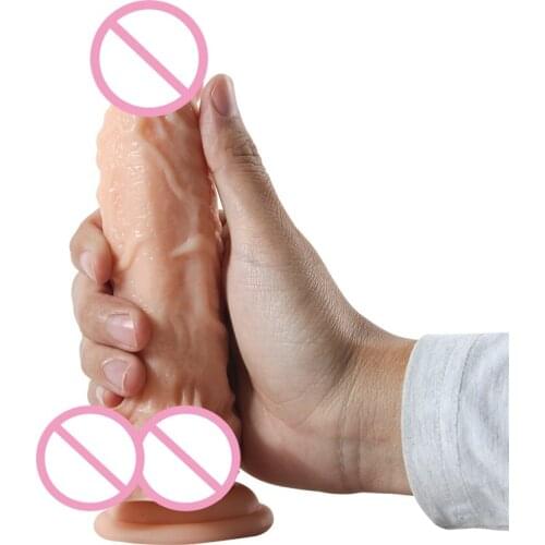 MLSice Two Size 32.5 Large Giant Flesh Dildo Ball Machine Big Anal Sex Dildo Men with Suction Cup Adult Sex Products for Women