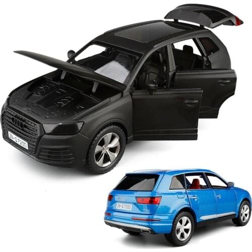 1:32 High Simulation City Q7 SUV Model Car Alloy Diecast Metal Pull Back Cars Toy Educational Collection For Kids Gifts V088