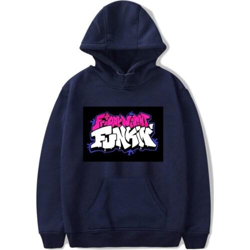 Friday Night Funkin Fashion Fall Cartoon Suit Hoodies leisure Hooded Youthful Print Punk Style Women/Men The hooded Sportswear