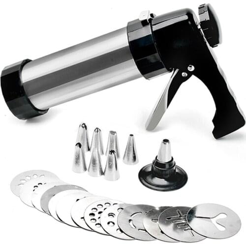 Cookie Press Kit - Cookie Press Making Gun Biscuits Cake Mold Cookie Press Maker Machine Dessert Decoration