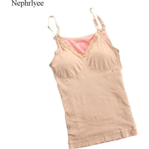 2021 New Women Crop Tops Seamless Underwear Long Thick Sexy Lace Camisole Femme Female Tank Camis Sexy Lingerie Intimates CA272