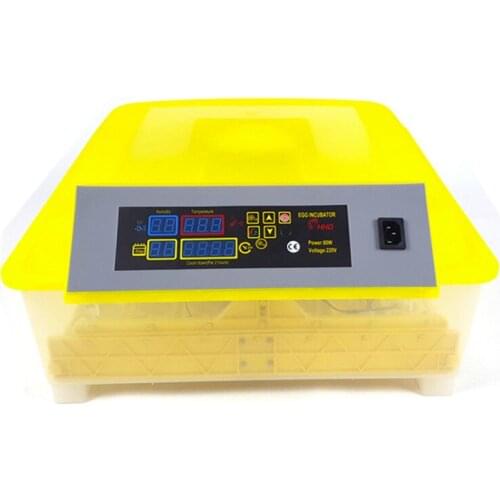 New 220V 48 Eggs Small Home Chickens Ducks Birds Full Automatic Intelligent Temperature Control Egg Incubator