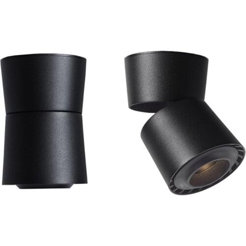 Nordic LED Downlight Surface Mounted Ceiling Lamps AC85-260V 3W 5W 7W 12W 15W 360°rotating, 90°folding LED indoor lighting