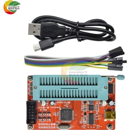 Ziqqucu Microcontroller 24** 93** Series EEPROM Programmer Burner Memory Chip SP200S /w Mini USB Cable 6Pin Female Dupont Line