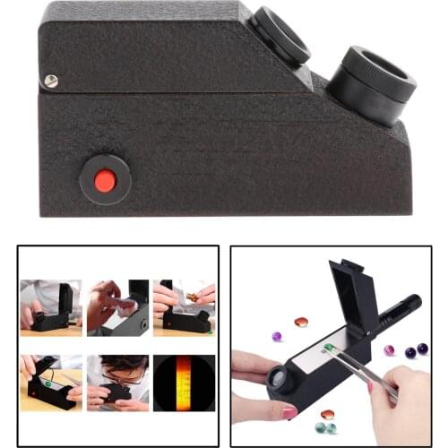 Gemstone Jewelry Gem Refractometer Diamond Tester 1.30-1.81 RI for Measuring Refractive Index