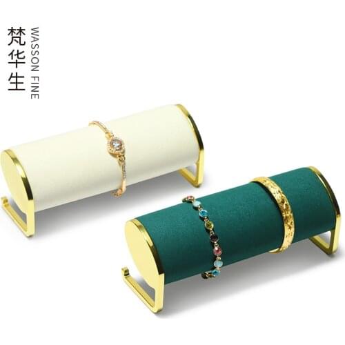 Factory Direct Supply Metal Microfiber Bracelet Bracelet Storage Rack Watch Display Holder Jewelry Window Display Props