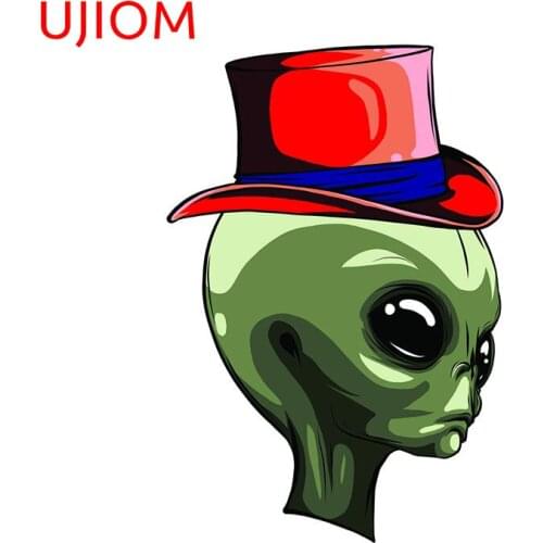 UJIOM Alien Cartoon Wallpaper Refrigerator Computer Decorative Decals Living Room Decoration Bedroom Decor Wall Stickers