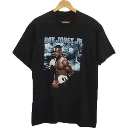 Vintage RoyJones JR. Rap tee Design t-Shirt Black