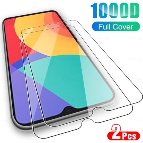 2Pcs Full Protective Glass For Alcatel 1S (2021) Phone Tempered Glass Full Cover Screen Protector For Alcatel1S 1 S SE 2020 2021
