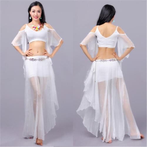 2021 Women Belly Dance Costume Oriental Dancing Clothing For Women 3 Pcs Belly Dance Dress Costume Training Dress Or Performance