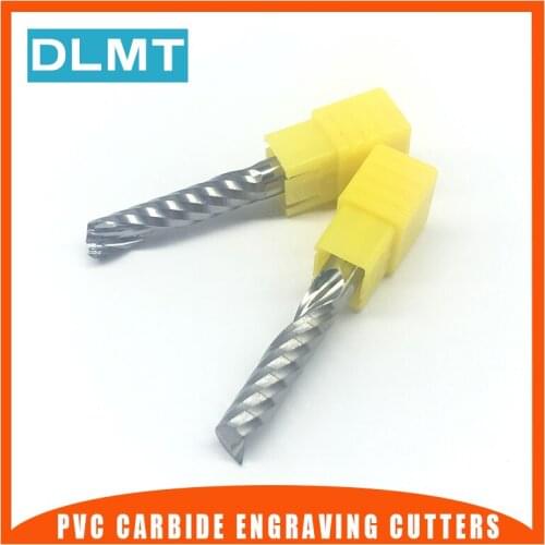 1PC One Flute d6x28x6Dx50 6mm 28mm long Wood Milling Cutter high quality PVC Carbide Engraving Cutters CNC router bits acrylic