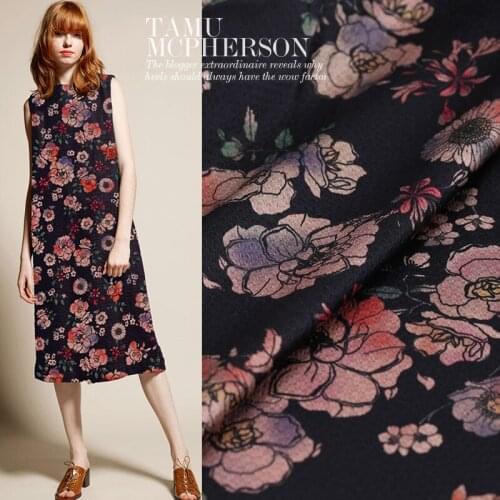 138cm wide printed silk fabric 19mm Silk Pearl Satin fabric fabric meter digital inkjet dress fabric wholesale silk cloth