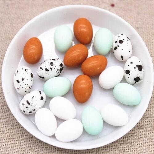 20pcs/lot 8*8*11mm 3D resin imitation mini egg for DIY Micro landscape decoration,RF2002
