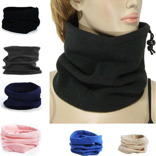 4 In 1 Winter Warmer Face Bandana Scarf Sports Thermal Skiing Tube Neck Gaiter Cover Thick Hiking Cycling Snowboard