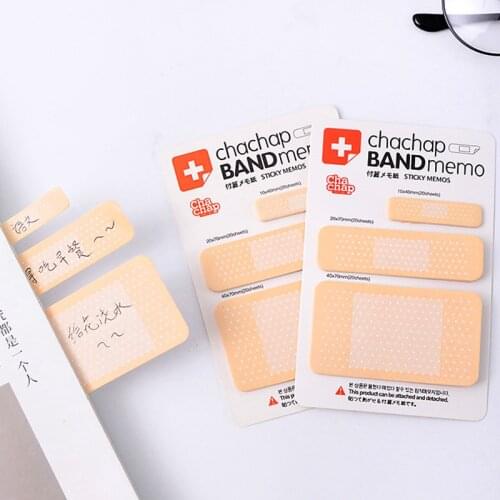 5 pcs/lot New Arrival Creative Band-aid Memo Pad Sticky Note Notepad Kawaii Stationery Office Papeleria Free Shipping