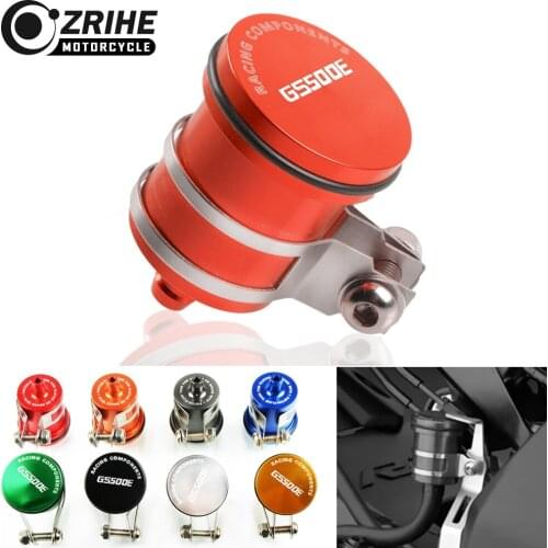 Motorcycle Accessories CNC Aluminum Oil Cups Rear Brake Pump Fluid Reservoir Tank Cup Oil For SUZUKI GS500E GS 500E GS 500 E
