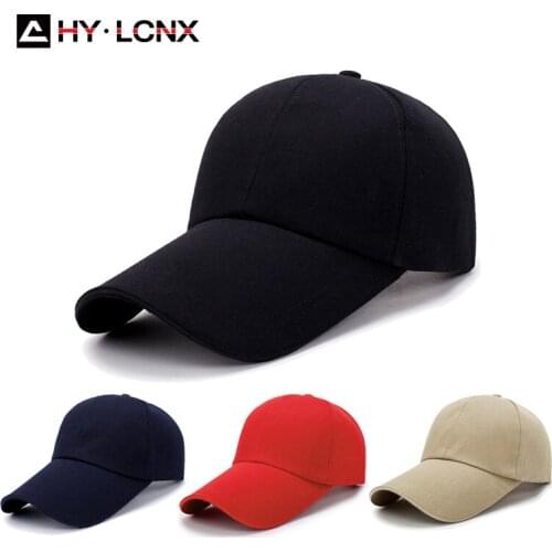 Spring And Summer Mens Cotton Breathable Baseball Cap Womens Outdoor Travel Caps Monochrome Adjustable Hip-hop Sun Hat