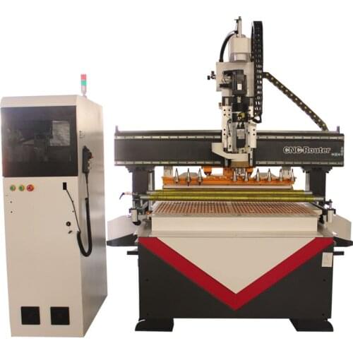 Cnc wood router wooden cabinet door TV Bathroom Kitchen furniture ATC linear disc 3d engraving machine