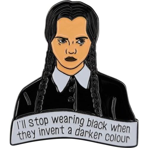 Wednesday Addams Enamel Pin