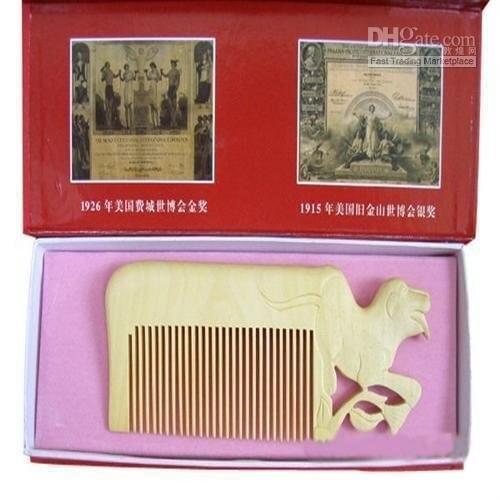 Perfect!boxwood handwork carve dog a good gift for business or friend-as8