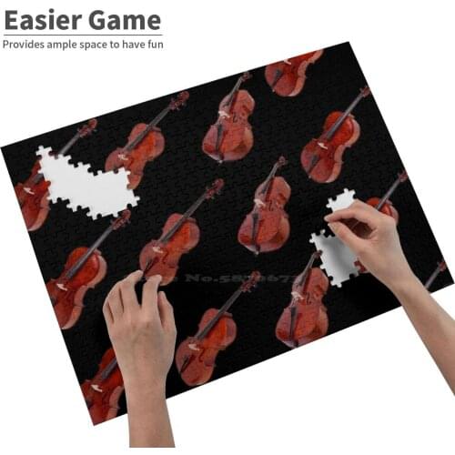 Cello Instrument Socks Jigsaw Puzzle ChildrenS Educational Toys Gift Adult Hobby Game Toy Cello Cellos Pattern Nice Beautiful
