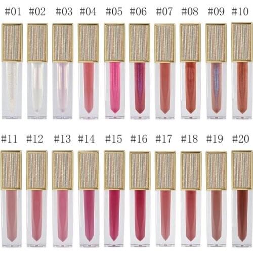 Nude Colors Moisturizer Plump Lipgloss Long Lasting Clear Shiny Glossy Makeup Lip Gloss Vegan Sexy Lips Custom Private Label