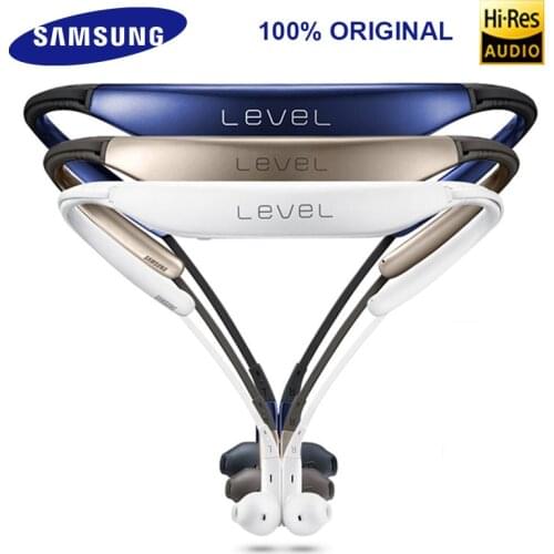 Original Samsung Level U In-Ear Earphone Wireless Bluetooth headsets Collar Noise Cancelling Support A2DP HSP for Glaxy 8 S8plus