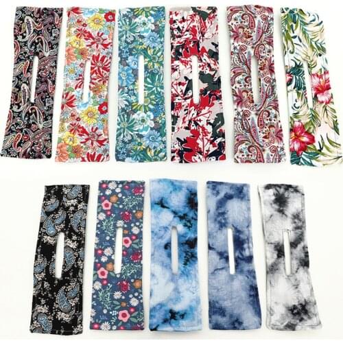 Printed Hair Styling Tool Fast Coiled Stewardess Flower Bud Hair Ornament Lazy Curling Iron Hair Accessorie Hairband Headband