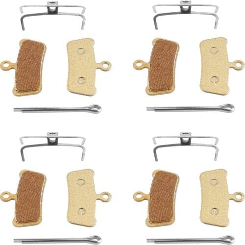 4 Pair Full-metallic Brake Pads for SRAM AVID E7/E9/X0/Trail GUIDE Brake Lining Shoe Ceramics Brake Pads Mountain Bicycle Parts