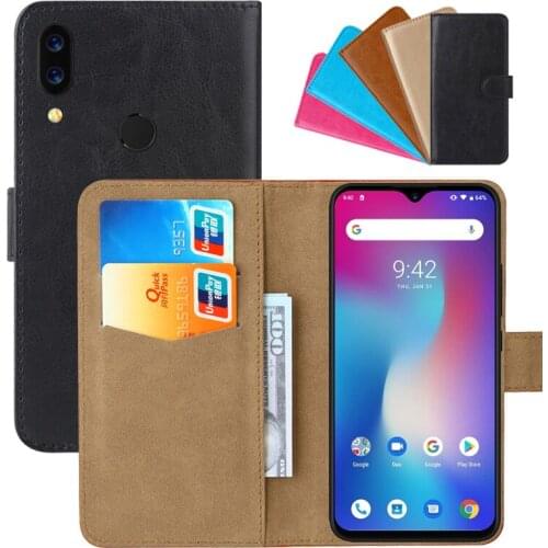 Luxury Wallet Case For UMIDIGI Power PU Leather Retro Flip Cover Magnetic Fashion Cases Strap