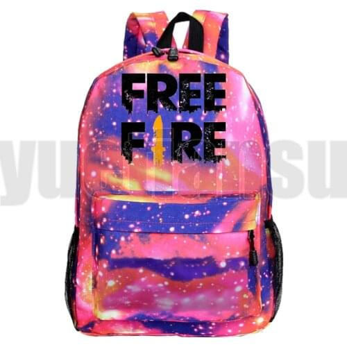 Fashion Shooting Game Free Fire Backpack for Teenager Anime Laptop Back Pack Schoolbags Free Fire Garena Back To School New