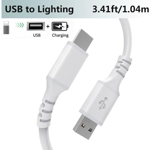 Fast charging cable from USB to Lighting for iphone / Ipad Silicone Feels great