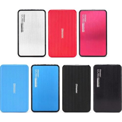 T3LB Hard Drive Disk Case Box 2.5'' HDD USB3.0 Storage for Laptop PC Computer High-speed Transmission Disk Enclosure External