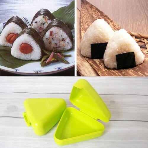 Triangle Sushi DIY Nori Rice Ball Box Press Mold Onigiri Maker Kitchen Tool