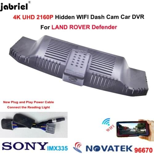 4K Car Dvr Dash Cam 2160P Wifi Car Camera Recorder For LAND ROVER Defender 90 For LAND ROVER Defender 110 2019 2020 2021 2022