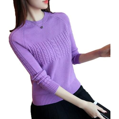 Autumn Winter Pullover Sweater Women New Korean Half turtleneck Loose knit Sweater Female fashion Slim Pullover Bottoming shirt
