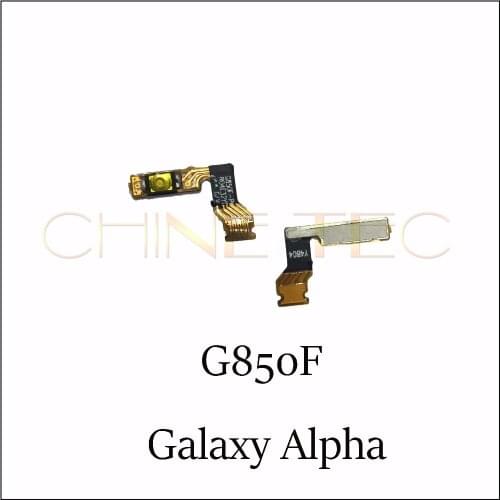 1pcs Power On/Off Key Side Button Flex Cable for Samsung Galaxy Alpha G850 G850F
