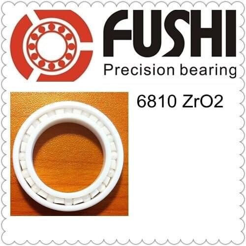 6810 Full Ceramic Bearing ( 1 PC ) 50*65*7 mm ZrO2 Material 6810CE All Zirconia Ceramic 6810 Ball Bearings