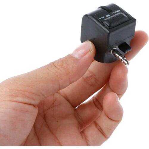 3.5mm Audio Jack Headset Adapter With Mic Volume Control For PlayStation 4 PS4