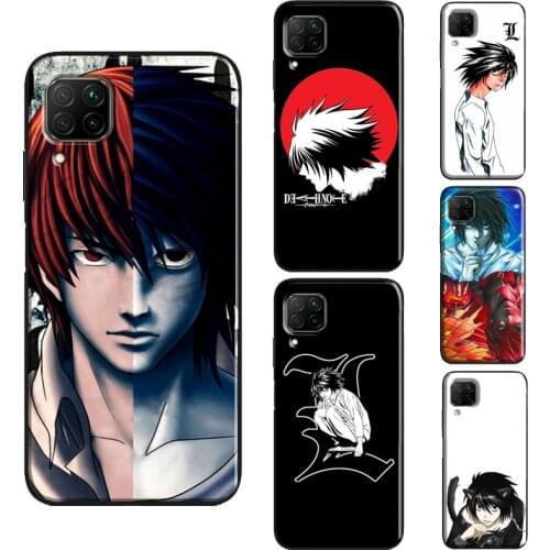 L Death Note Case For Huawei P30 Pro P20 P40 P Smart 2021 2019 Nova 5T Honor 10 Lite 8A 8X 9X 10i Cover
