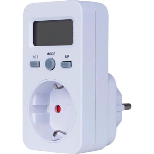Plug-in Digital Wattmeter LCD Power Energy Monitor Meters Electric Test Meter US UK EU Plug Power Meters