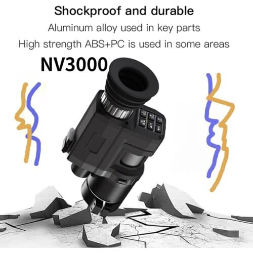 NV3000 WIFI Electronic sight Infrared Digital Night Vision IP54 Waterproof Telescope 4X Digital Zoom
