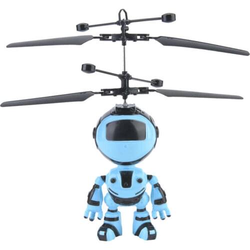 Mini Induction Aircraft Toy Intelligent Hand Sensing Robot Electronic Aircraft Suspension Mini Drone with Light for kids Toys